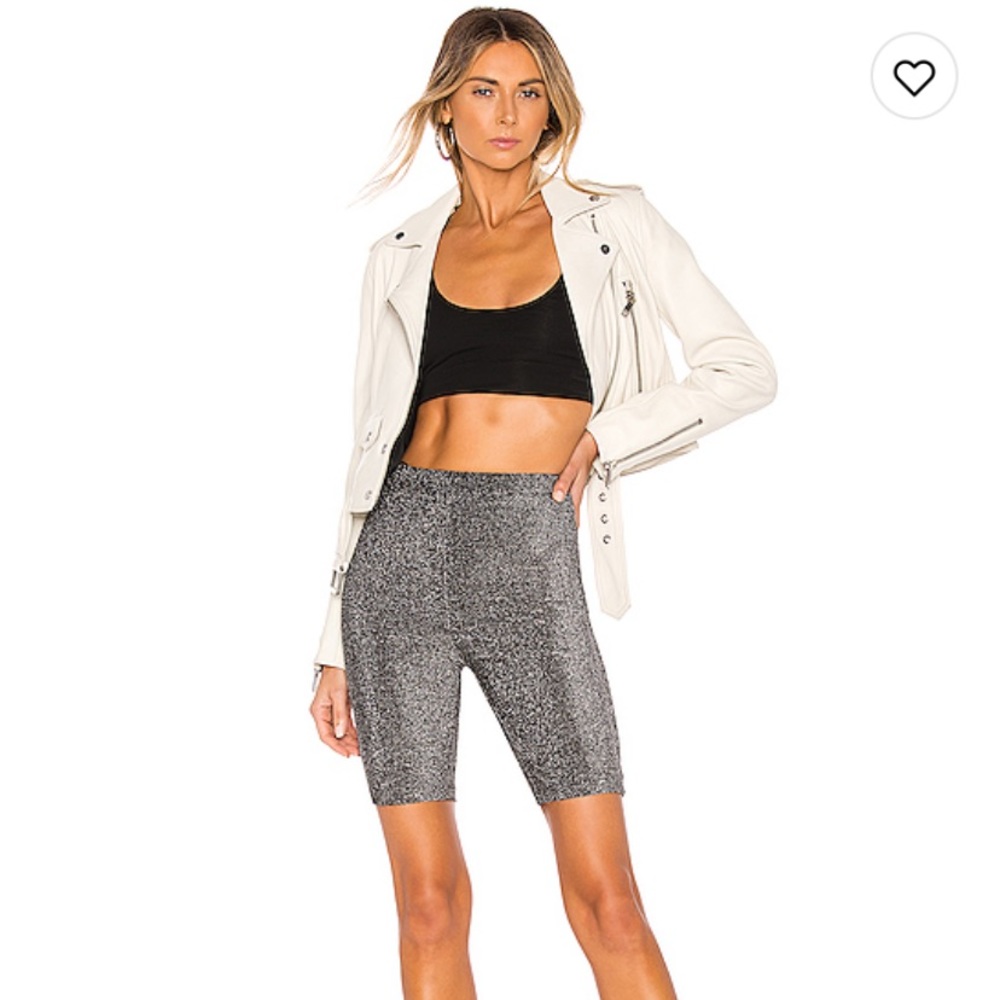 NWT BIKER SHORTS VIA REVOLVE